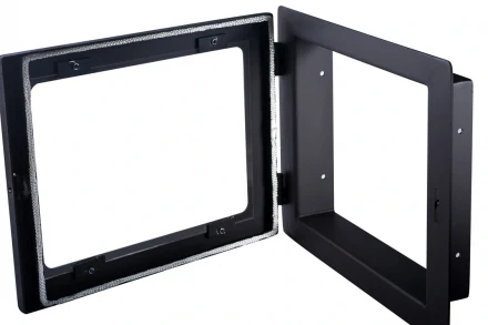 Дверца каминная стальная 680*515, с поддувалом (Россия)