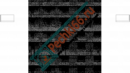 Стекло декоративное для биокамина DELTA/900 (Kratki)