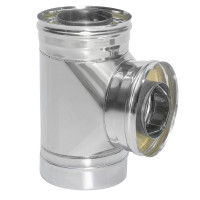 Тройник Термо 87° ТРТ-Р (304-0.8/304) d-150/250 (ТиС Стандарт)