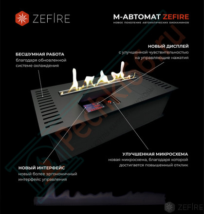 Биокамин автоматический M 1400 (ZeFire)