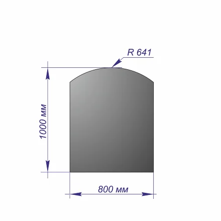 Лист напольный 1000*800*1,5 R641 медь (Везувий)