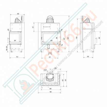 Стальная топка MBM/P/BS/SG (Kratki)