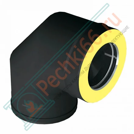 Отвод 90° V50R с изол (AISI-321/0,8-ОЦИНК-RAL/0,5) d-180/280 (Вулкан)