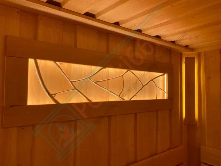 Светильник Woodson угловой со светодиодной лентой, ольха (24V)