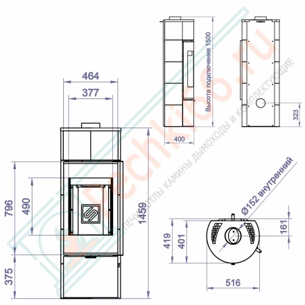 Печь Denali LX TOP CM01 (Stav)