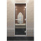 Стеклянная дверь DoorWood Хамам Прозрачное 2100х700 (по коробке)