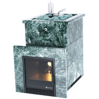 Печь для бани Анапа в змеевике с открытым верхом (ИзиСтим)