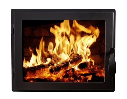 Дверца каминная стальная 605*485, без поддувала (Россия)