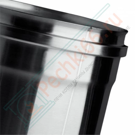 Хомут обжимной (430/0,5 мм / эмаль /600° черная)d-115 (Ferrum Blackside)