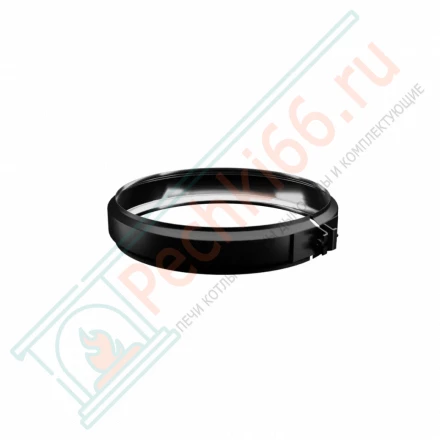Хомут обжимной (430/0,5 мм / эмаль /600° черная)d-115 (Ferrum Blackside)
