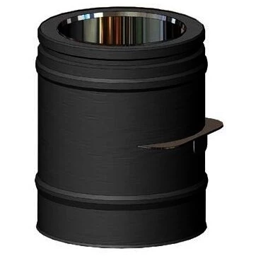 Шибер (AISI-310S/1,0 мм-ОЦИНК-RAL/0,6) d-150/250 (Schiedel-Permeter ULTRA)