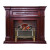 Каминокомплект Luxemburg - Темная вишня с электрическим очагом Rothesay