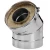 Отвод 15° V50R с изол (AISI-310S/0,8-AISI-304/0,5) d-120/220 (Вулкан-Cerablanket)