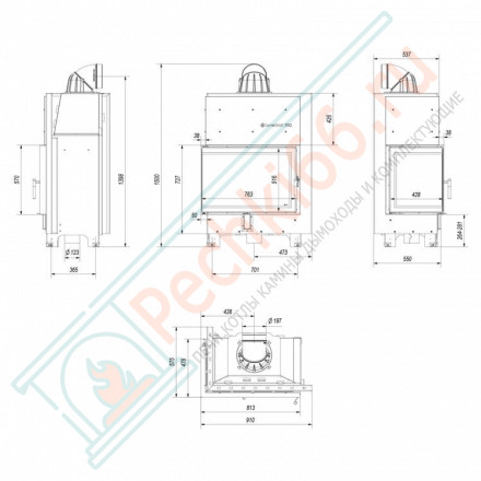Стальная топка MBA/L/BS (Kratki)