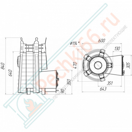 Банная печь Августа Стоун стронг (ДоброСталь)