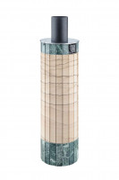 Дымоход - экономайзер Окаменевшее дерево перенесённый рисунок + Змеевик, d-115, L=1000 мм (Feringer)