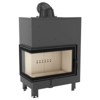 Стальная топка MBO/L/BS/SG, гнутое стекло (Kratki)