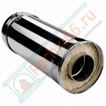 Сэндвич труба V50R с изол L=500 (AISI-321/0,8-ОЦИНК-RAL/0,5) d-160/260 (Вулкан)