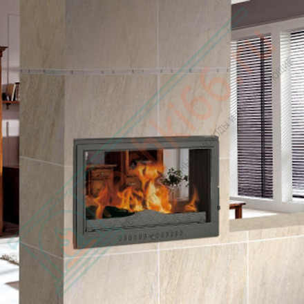 Чугунная топка 725 PIANO DF (Ferlux) 12 кВт