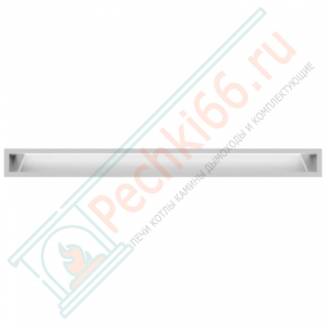 Решетка 9X100 белая LUFT/9/100/45S/B (Kratki)