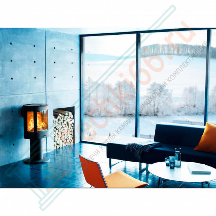 Печь-камин 880:3 Style, верх талькомагнезит, цвет серый (Contura)