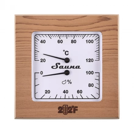 Термогигрометр 11-R квадрат, канадский кедр (212F)