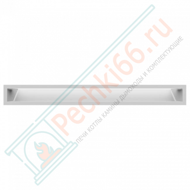 Решетка 9X80 белая LUFT/9/80/45S/B (Kratki)