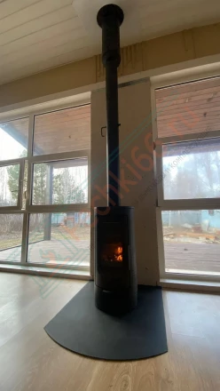 Печь-камин Plamen Tara под ключ (монтаж 09.2024)