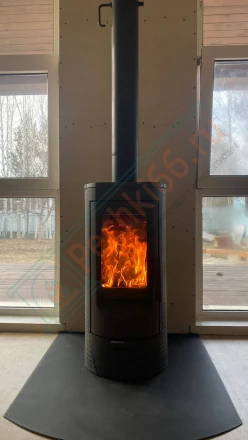 Печь-камин Plamen Tara под ключ (монтаж 09.2024)