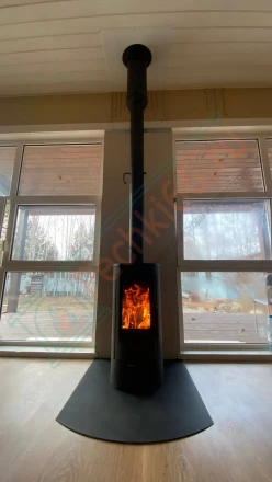 Печь-камин Plamen Tara под ключ (монтаж 09.2024)