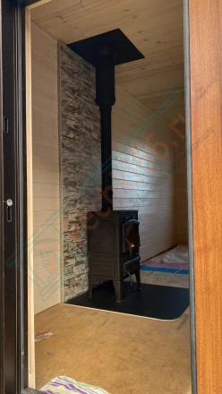 Чугунная печь-камин Guca Lava под ключ (монтаж 04.2024)