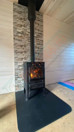 Чугунная печь-камин Guca Lava под ключ (монтаж 04.2024)