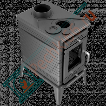 Чугунная печь KOZA K10 турбина (Kratki)