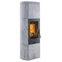 Печь-камин 34T, талькомагнезит, цвет топки черный (Contura)