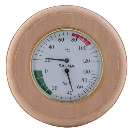 Термогигрометр ТН-10-A ольха, круг (212F)