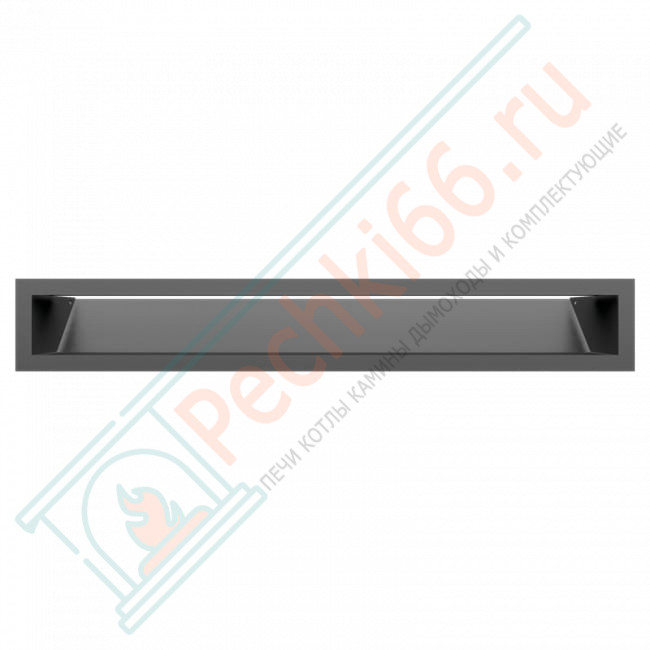 Решетка 9X60 графит LUFT/9/60/45S/G (Kratki)