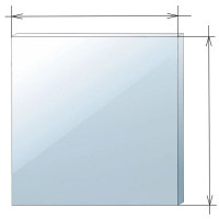 Огнеупорное стекло 4мм (Schott Robax)