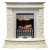 Каминокомплект Luzern - Слоновая кость с электрическим очагом Danville Chrome FB2