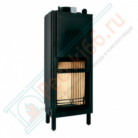 Стальная топка HT 650 с хромированной дверцей (Piazzetta) 8 кВт