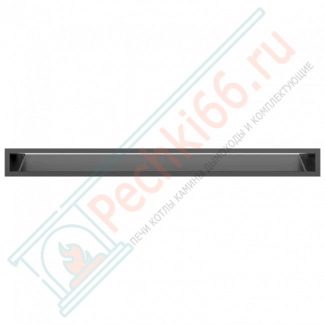 Решетка 9X100 графит LUFT/9/100/45S/G (Kratki)