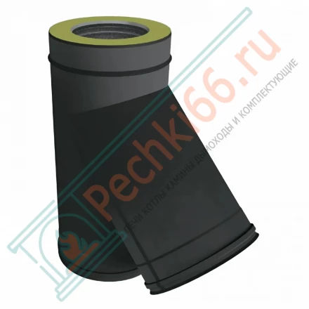 Тройник 45° V50R с изол (AISI-321/0,8-ОЦИНК-RAL/0,5) d-160/260 (Вулкан-Cerablanket)