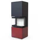 Печь-камин Intra xms c ver. compact 1, красная сталь (Defro-Home) 8кВт Печь-камин Intra xms c ver. compact 1, красная сталь (Defro-Home) 8кВт