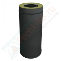 Сэндвич труба V50R с изол L=500 (AISI-321/0,8-ОЦИНК-RAL/0,5) d-300/400 (Вулкан)