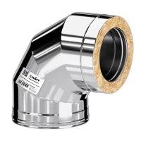 Сэндвич-отвод 90° (AISI-316L/0,5-AISI-304/0,5) d-250/350 (Craft-GS-50)