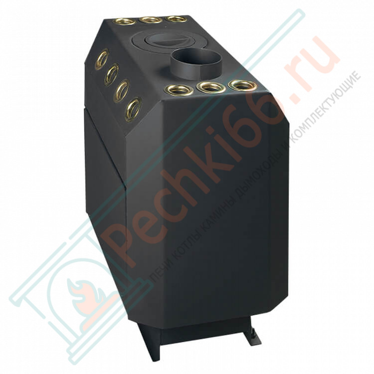 Отопительная печь Ставр 9ЧЧ, с чугунным кружком и чугунной дверцей (Термофор) до 150 м3