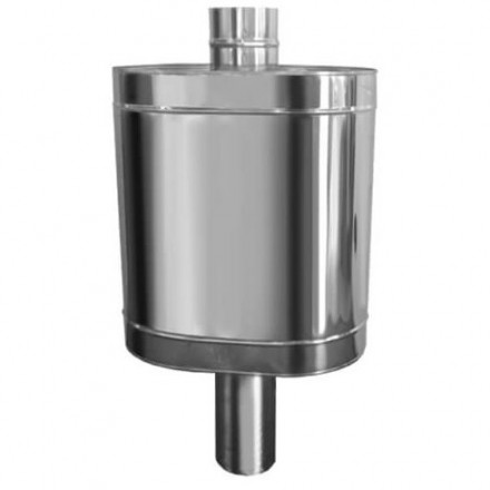 Натрубный бак для воды (НЕРЖ-304/0,8мм) 48 л, d-115 мм (Вулкан)
