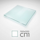 Стекло напольное под печь СП1 1100*1100мм. (Россия) Стекло напольное под печь СП1 1100*1100мм. (Россия)