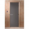 Стеклянная дверь для бани графит матовый 1900х700 (DoorWood)