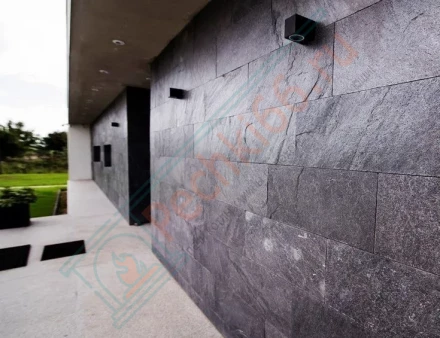 Плитка сланец Silver Grey India 600 x 300 x 12 мм (1,08 м2 / 6 шт)